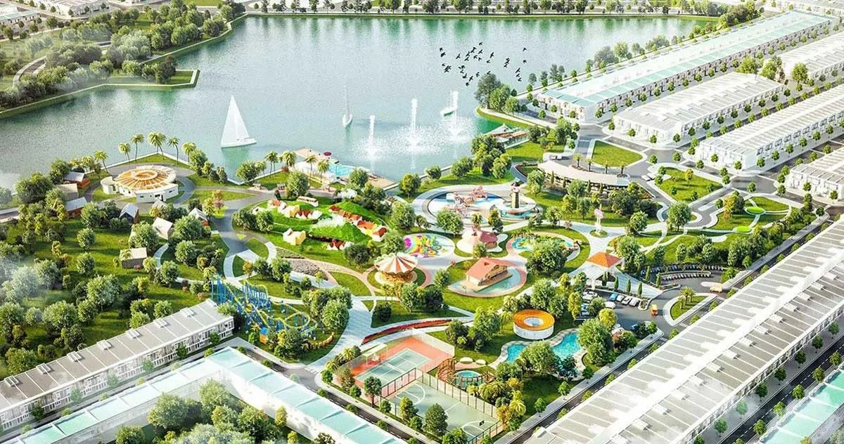 AN PHÚ LONG GARDEN 9 Hồ cảnh quan Dự án Khu đô thị An Phú Long Garden