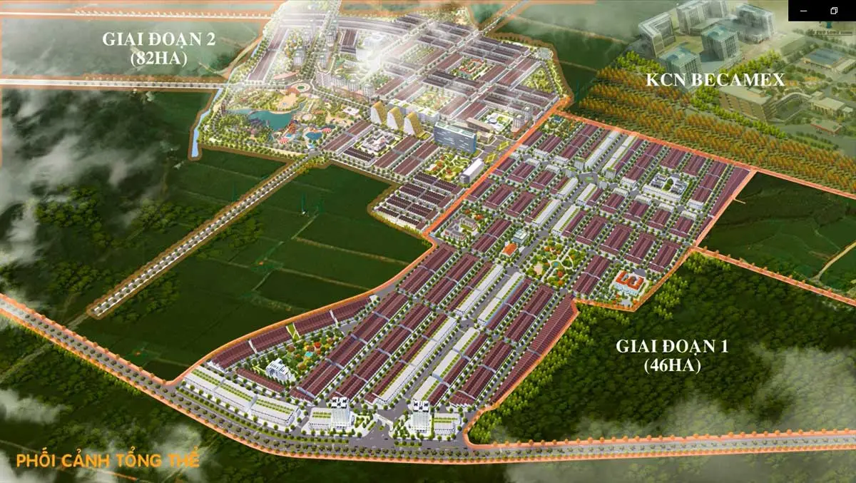 AN PHÚ LONG GARDEN 12 Mặt bằng Dự án Khu đô thị An Phú Long Garden Phú Giáo Bình Dương