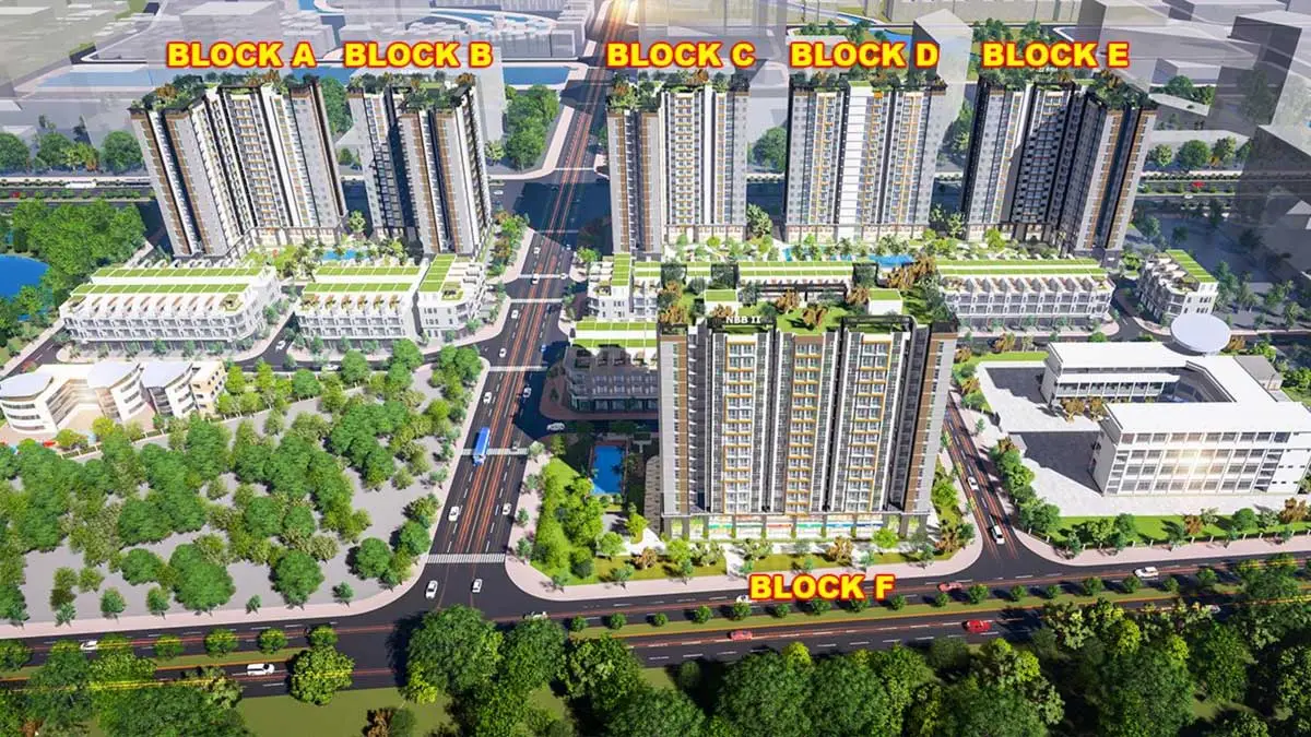 CITY GATE 5 BÌNH CHÁNH 7 Mặt bằng Dự án Căn hộ City Gate 5 Bình Chánh