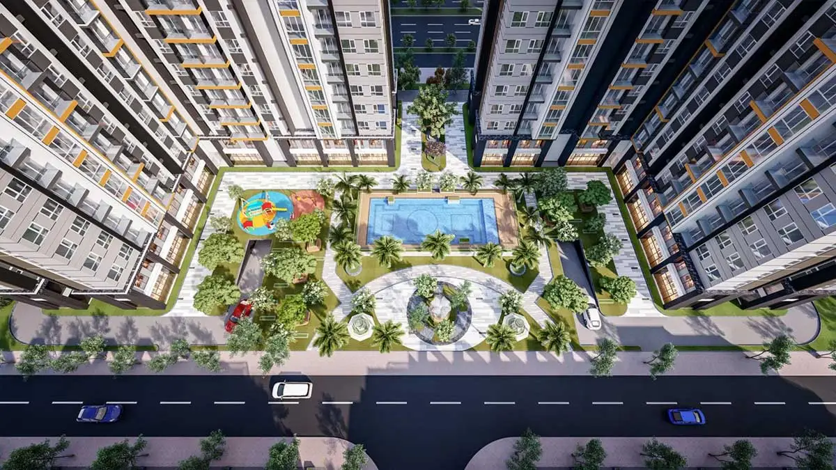 CITY GATE 5 BÌNH CHÁNH 4 Nội khu Dự án Căn hộ City Gate 5 Bình Chánh