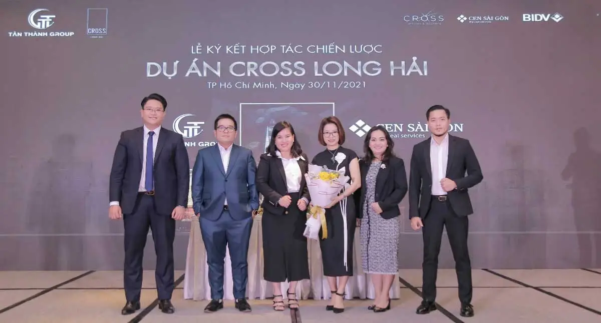 Cross Long Hải Cen Sai Gon ky ket cung cac don vi phan phoi chien luoc du an Cross Long Hai - Cross Long Hải