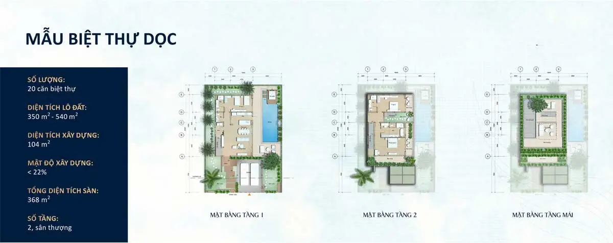 Cross Long Hải 17 Thiết kế Biệt thự biển Cross Long Hải