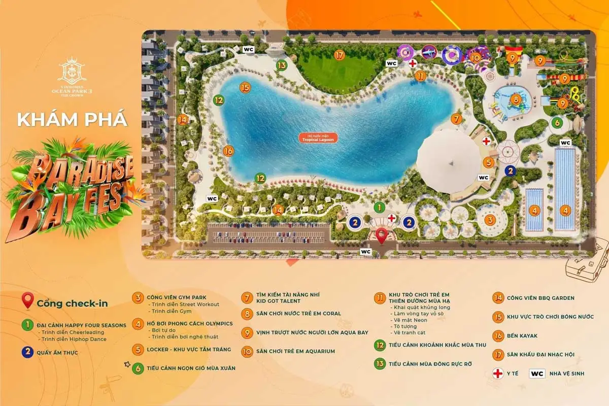 Vinhomes Ocean Park 3 The Crown 4 Tiện ích nội khu Vinhomes Ocean Park 3 The Crown