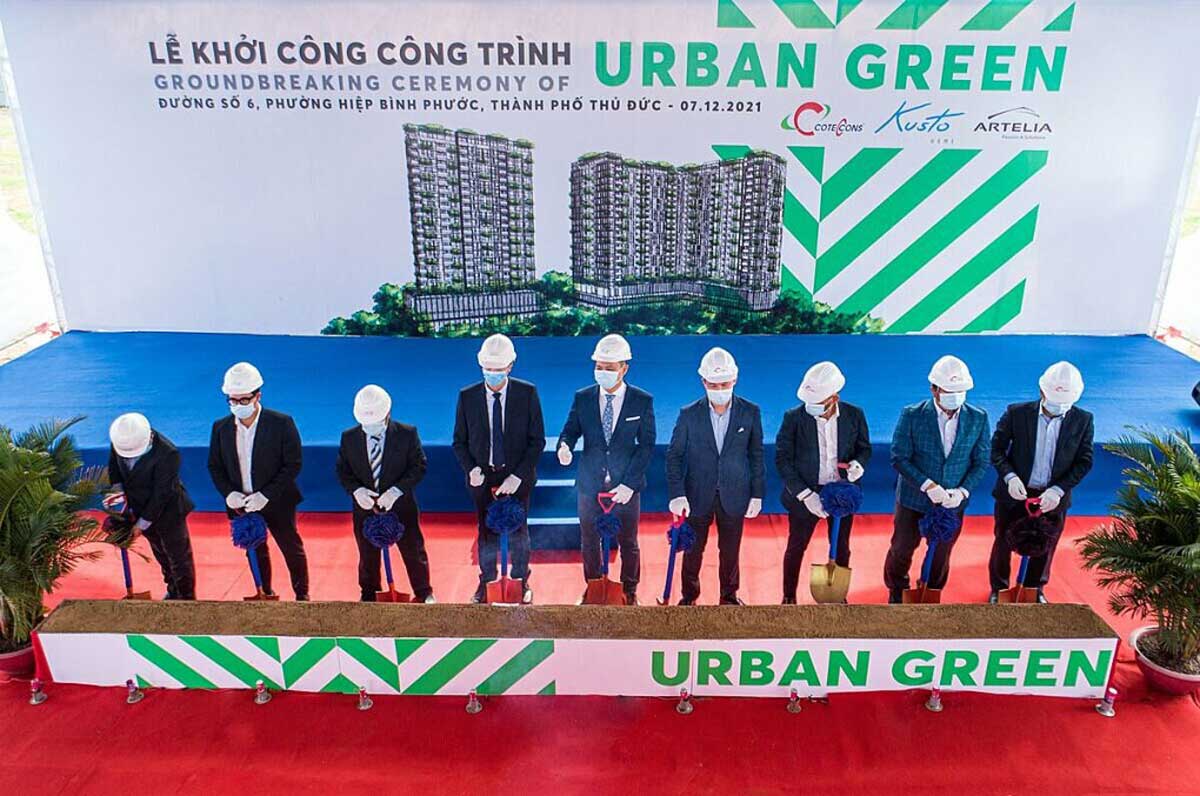 Nghi thức động thổ dự án Urban Green Thủ Đức