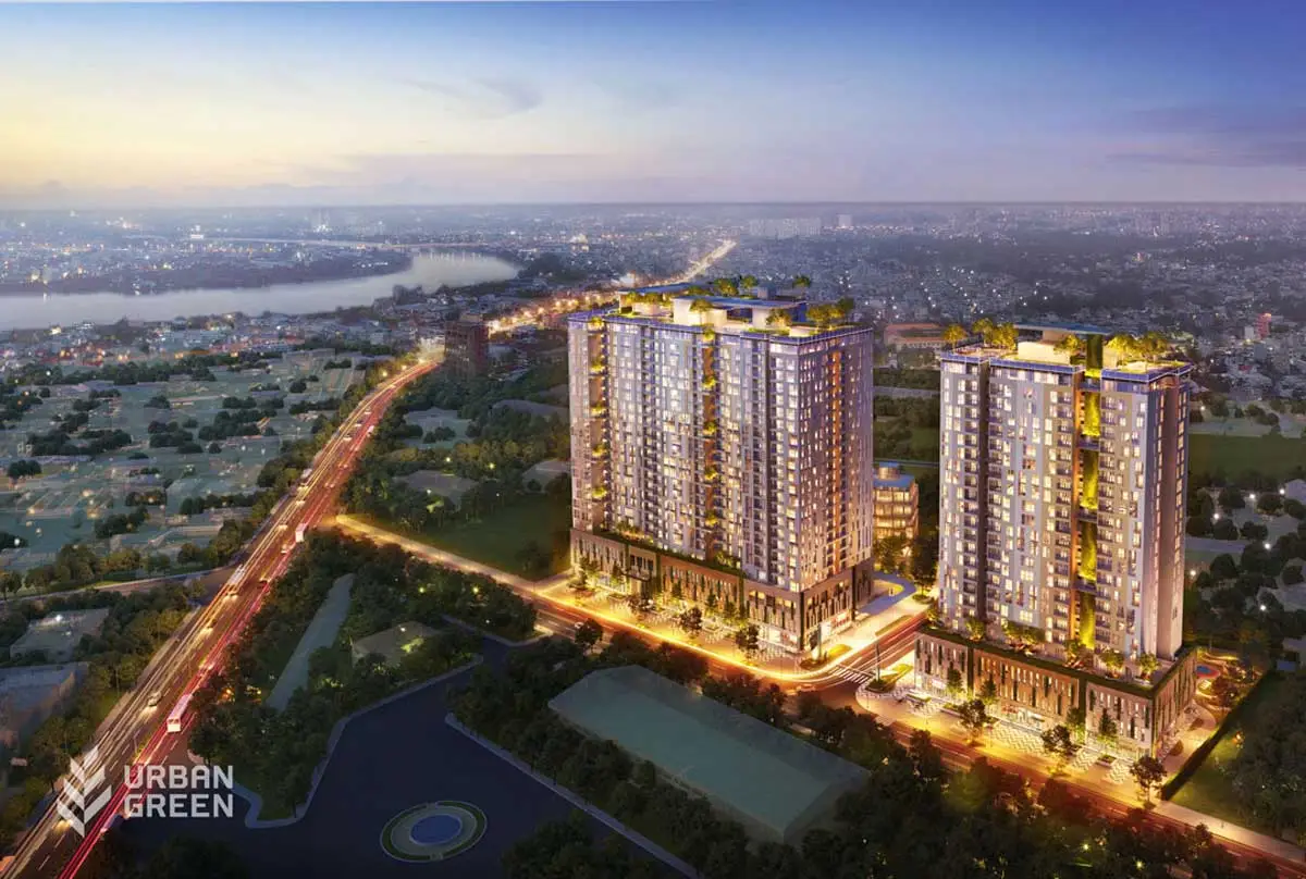 Urban Green 9 Phối cảnh Dự án Căn hộ Urban Green Thủ Đức về Đêm