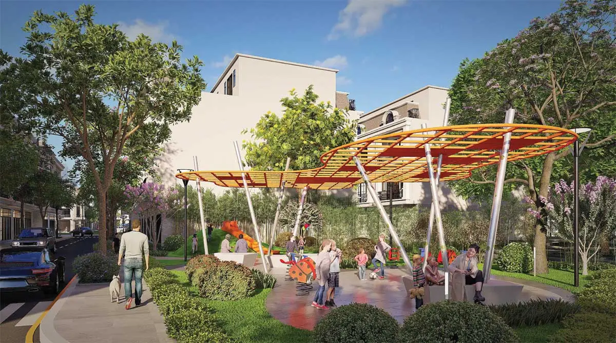 Rose Mall Long An 5 Công viên Dự án Khu đô thị Rose Mall Long An – An Nông 5