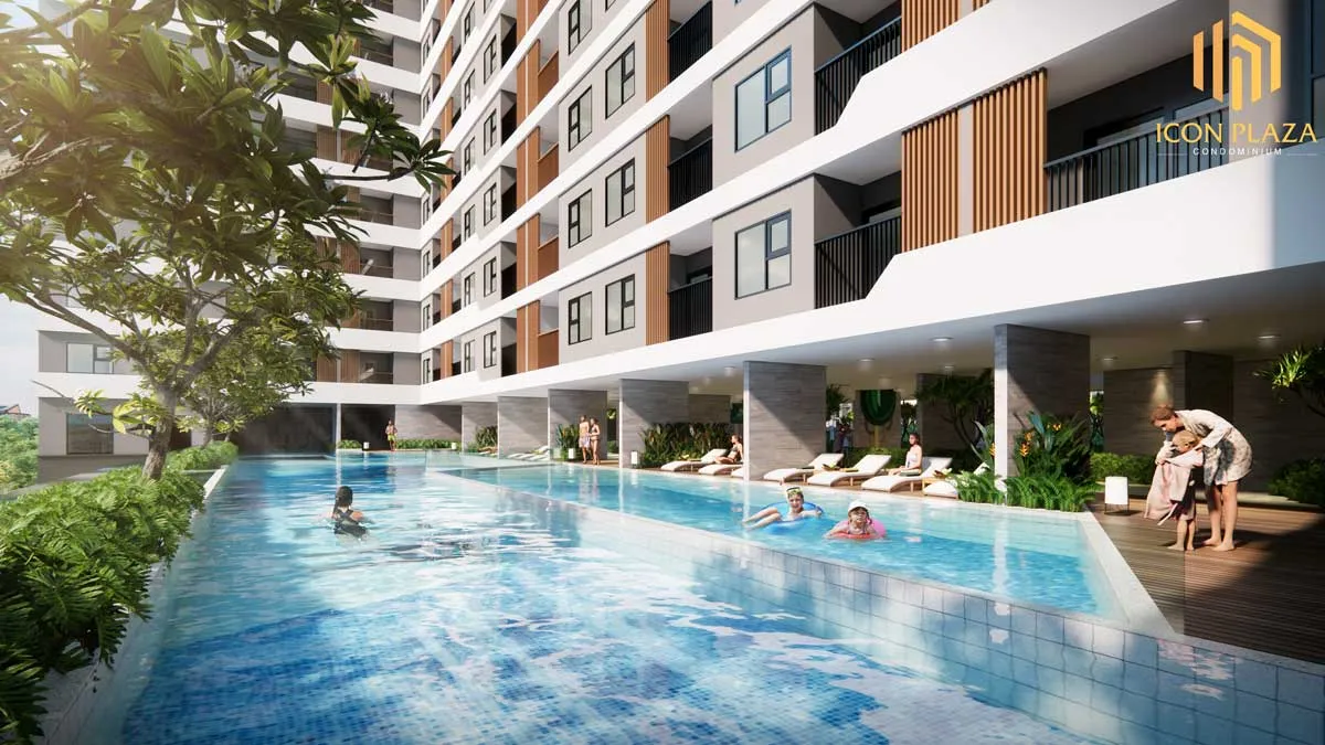 ICON PLAZA BÌNH DƯƠNG phoi canh ho boi icon plaza - ICON PLAZA BÌNH DƯƠNG