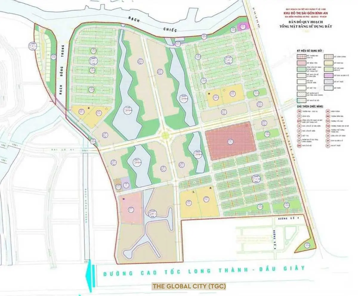 The Global City 6 Mặt bằng Dự án Căn hộ The Global City Quận 2 Thủ Đức