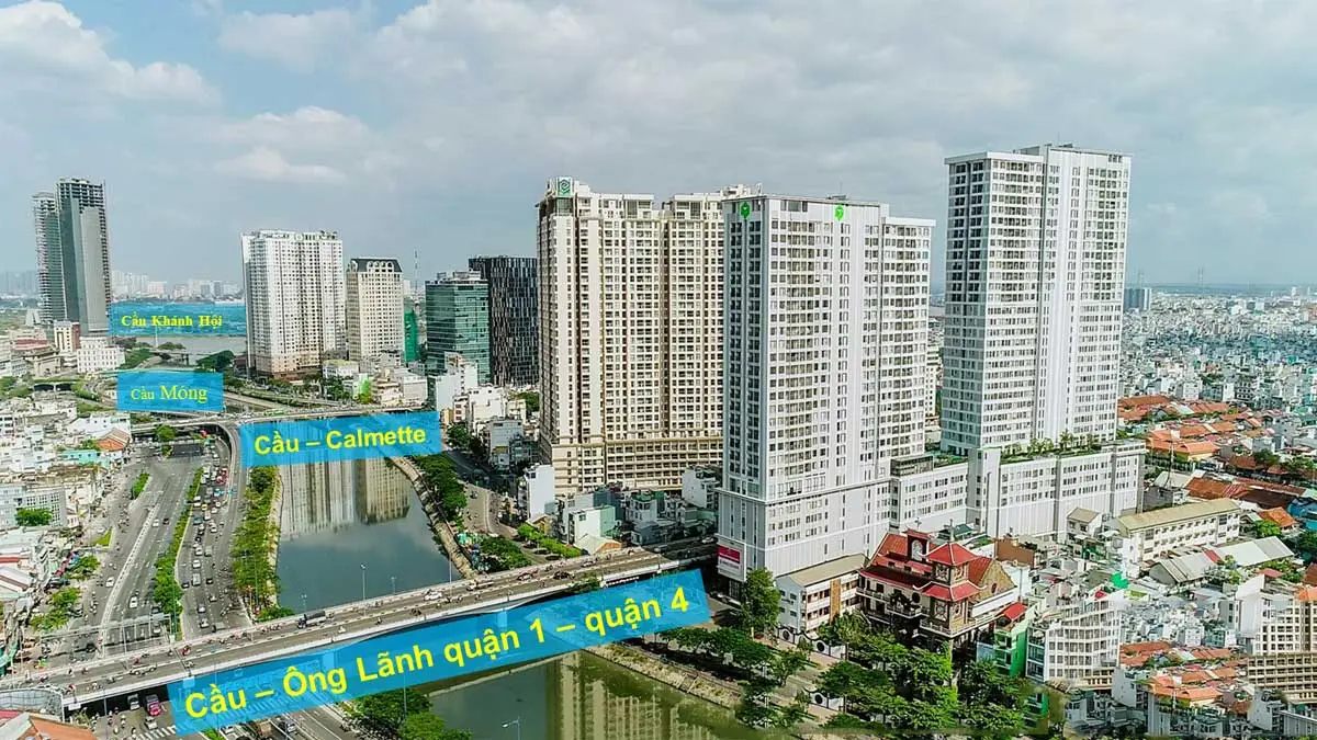 RIVERGATE RESIDENCE QUẬN 4 3 Vị trí kết nối khu vực Dự án Căn hộ RiverGate Residence Quận 4