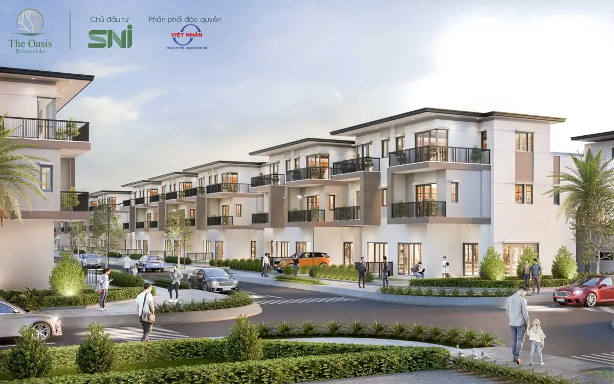 The Oasis Riverside 5 Nhà phố Dự án The Oasis Riverside Bình Dương
