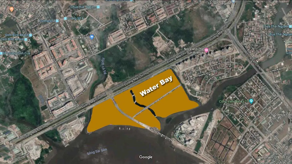WATER BAY QUẬN 2 3 Vị trí Dự án Căn hộ Water Bay Quận 2