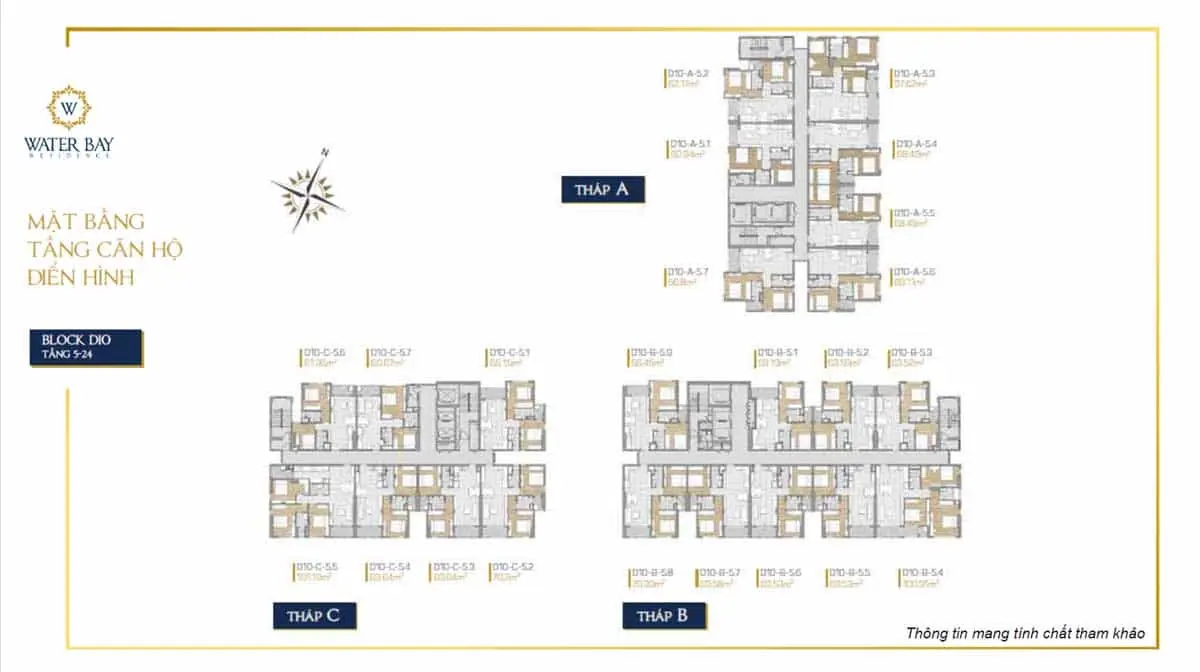 WATER BAY QUẬN 2 9 Mặt bằng Block 10 Dự án Căn hộ Water Bay Quận 2