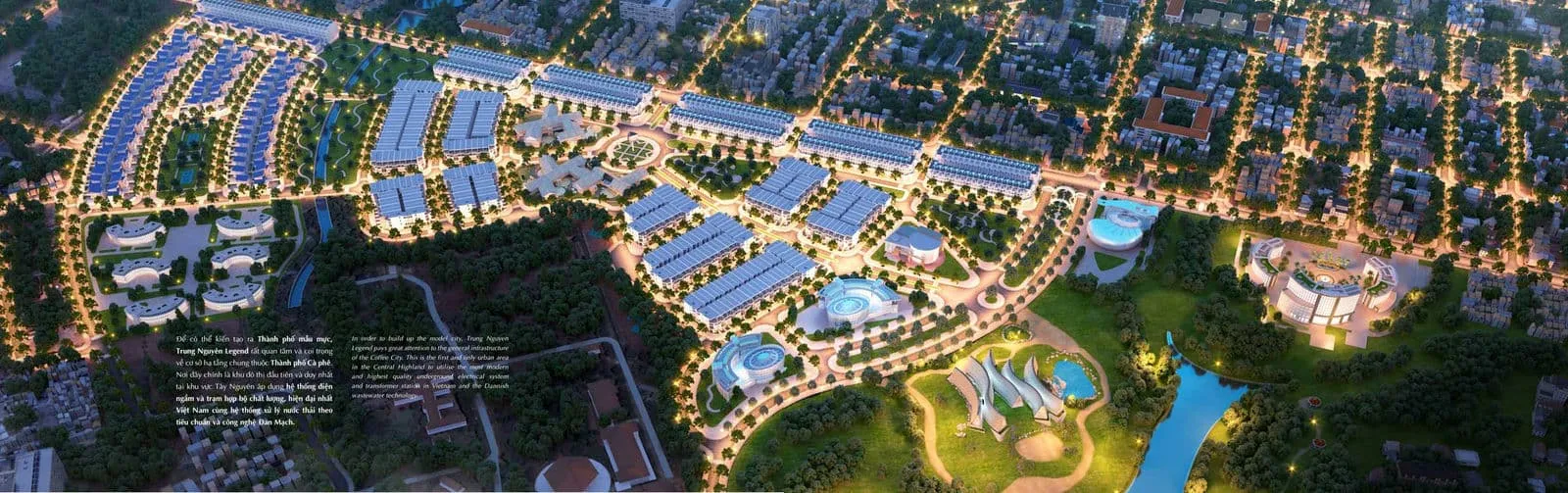 THÀNH PHỐ CÀ PHÊ THE COFFEE CITY 3 Toàn cảnh Dự án Khu đô thị Thành Phố Cà Phê