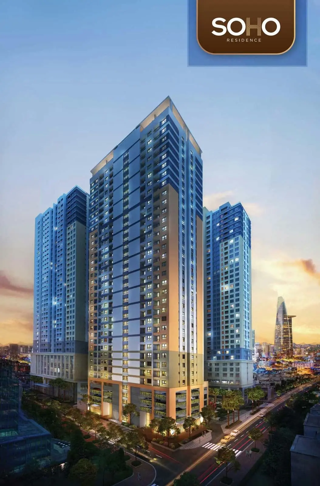 SOHO RESIDENCE QUẬN 1 2 Căn hộ Soho Residence Novaland Cô Giang Quận 1