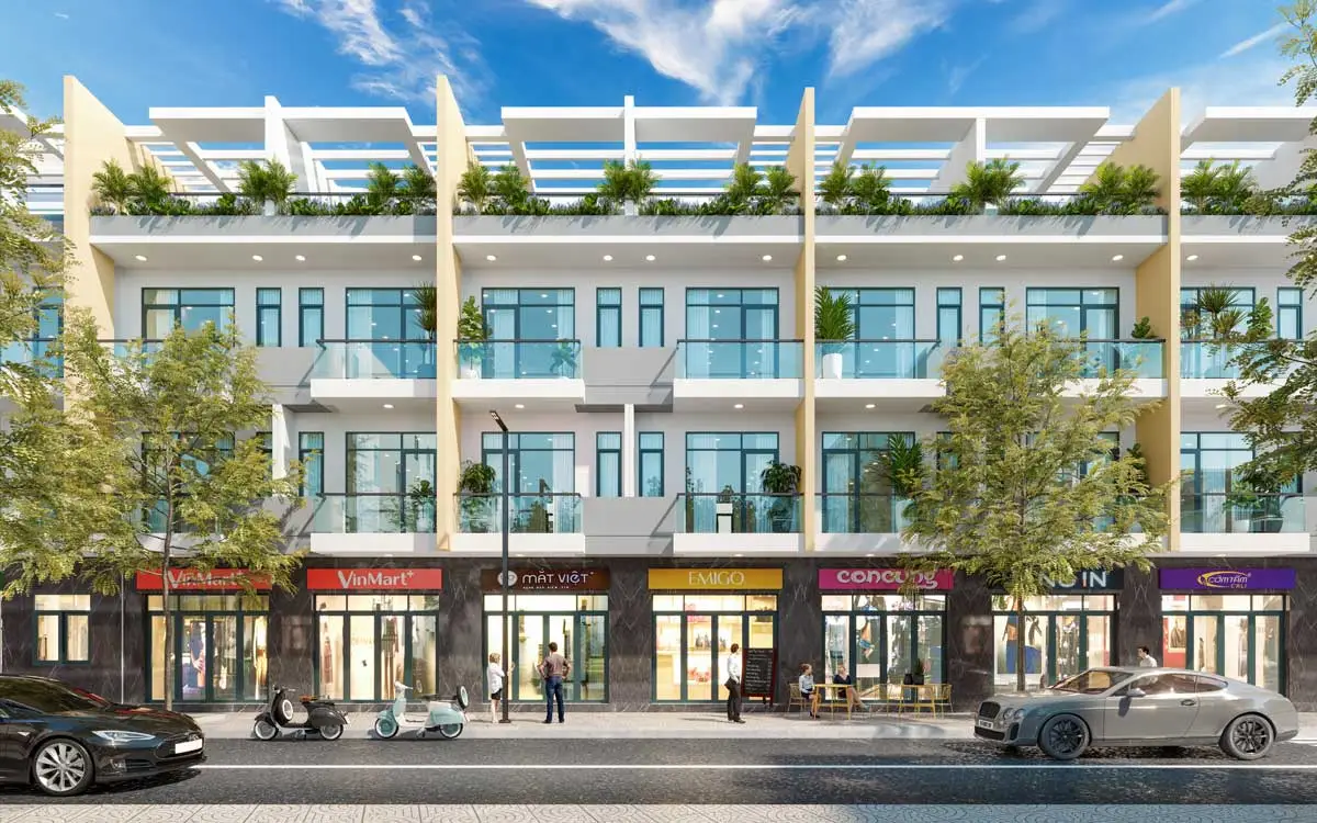 Bcons Plaza 16 Phối cảnh Nhà phố Bcons Plaza