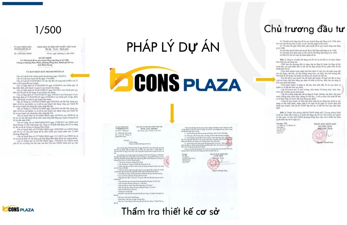 Bcons Plaza 17 Hồ sơ Pháp lý Dự án Căn hộ Bcons Plaza Dĩ An Bình Dương