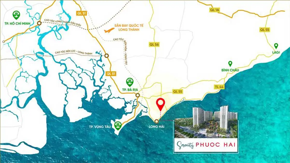 Serenity Phước Hải 3 Vị trí Dự án Serenity Phước Hải