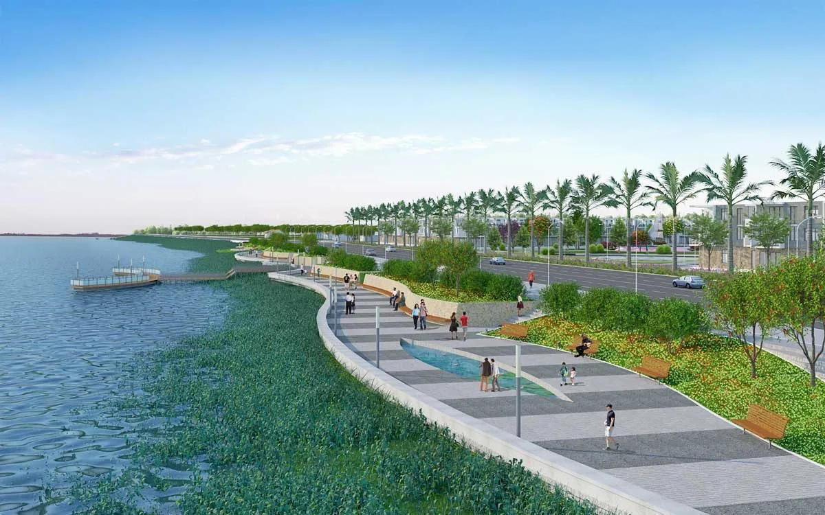 HIỆP PHƯỚC HARBOUR VIEW LONG AN 5 Tiện ích công viên Bờ sông Dự án Hiệp Phước Harbour View Long An