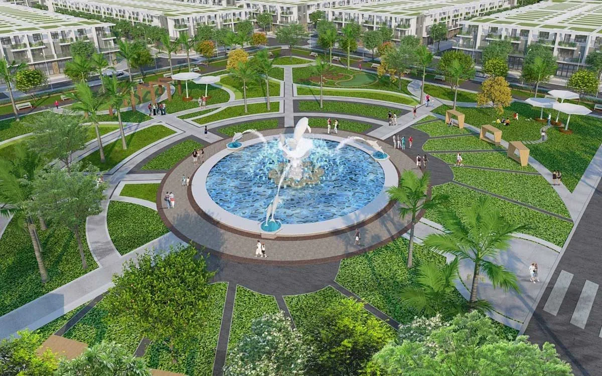 HIỆP PHƯỚC HARBOUR VIEW LONG AN 7 Quảng trường trung tâm Dự án Hiệp Phước Harbour View Long An