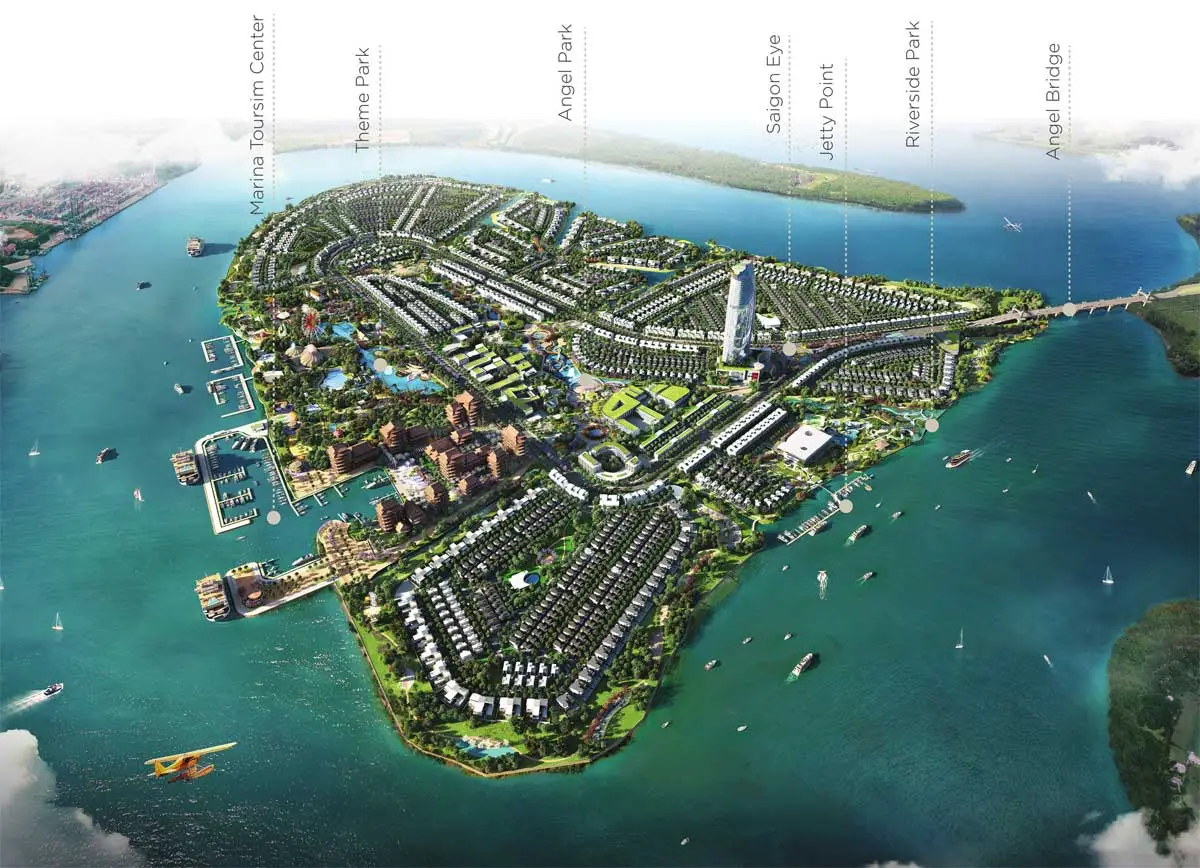 ANGEL ISLAND 14 Hệ thống tiện ích nội khu Dự án Khu đô thị Du lịch Angel Island Nhơn Trạch Đồng Nai