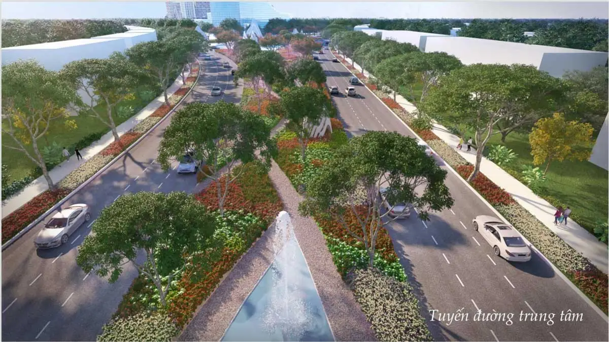 ANGEL ISLAND 18 Tuyến đường trung tâmDự án Khu Đô Thị Du Lịch Nhơn Phước Angel Island