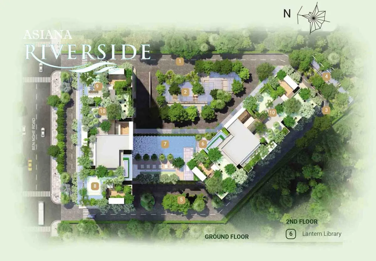 Asiana Riverside 4 Hệ thống Tiện ích nội khu Dự án Căn hộ Asiana Riverside Quận 7