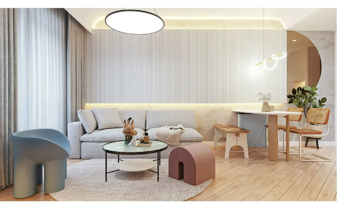 FIFA City Phong khach Can ho FIFA City Nguyen Van Linh Binh Chanh - FIFA City