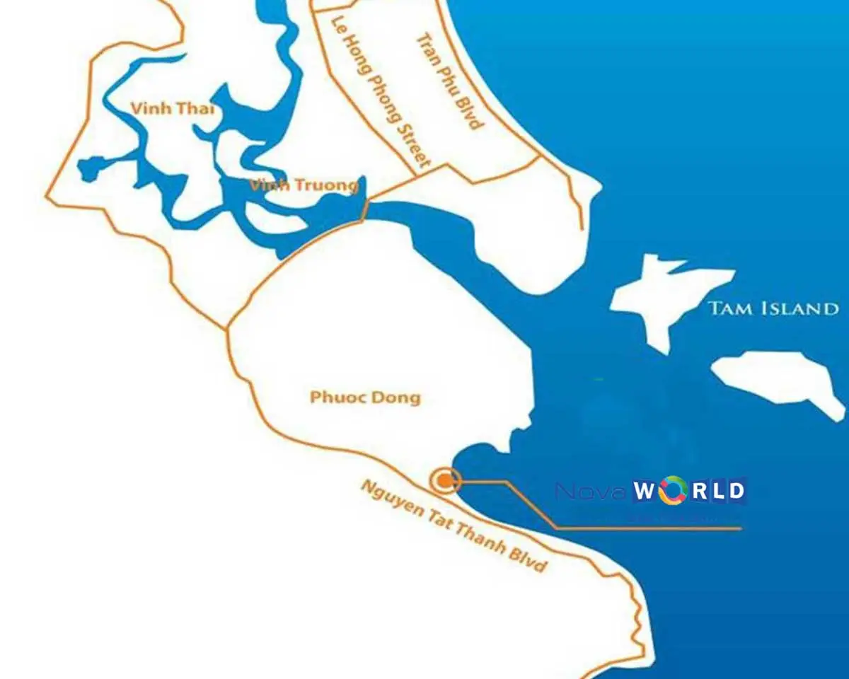 NovaWorld Nha Trang Diamond Bay 2 Bản đồ Vị trí NovaWorld Nha Trang Diamond Bay