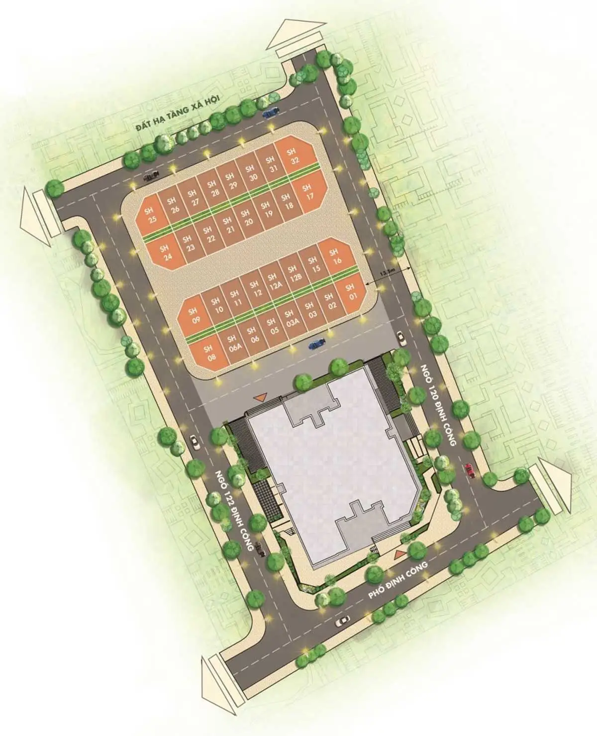 T&T DC Complex 8 Mặt bằng Tổng thể Dự án Căn hộ Chung cư T&T DC Complex Hà Nội