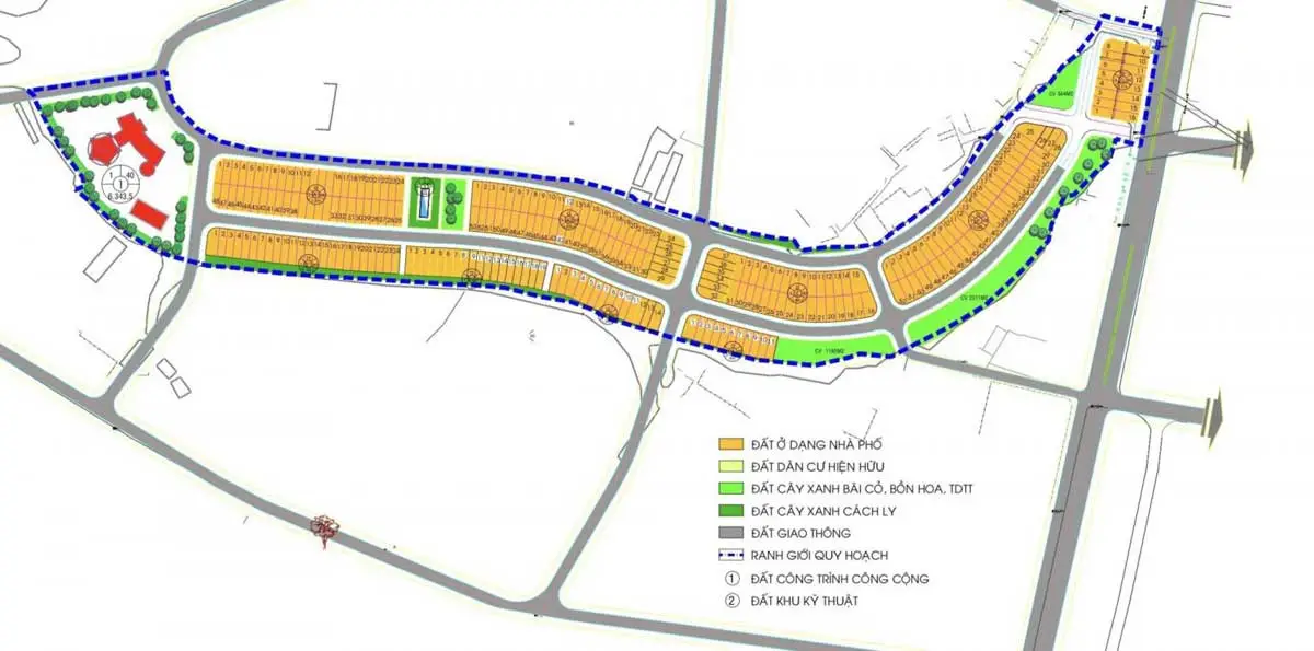 J DRAGON CẦN ĐƯỚC LONG AN 14 Mặt bằng Phân lô Dự án J Dragon Cần Đước Long An