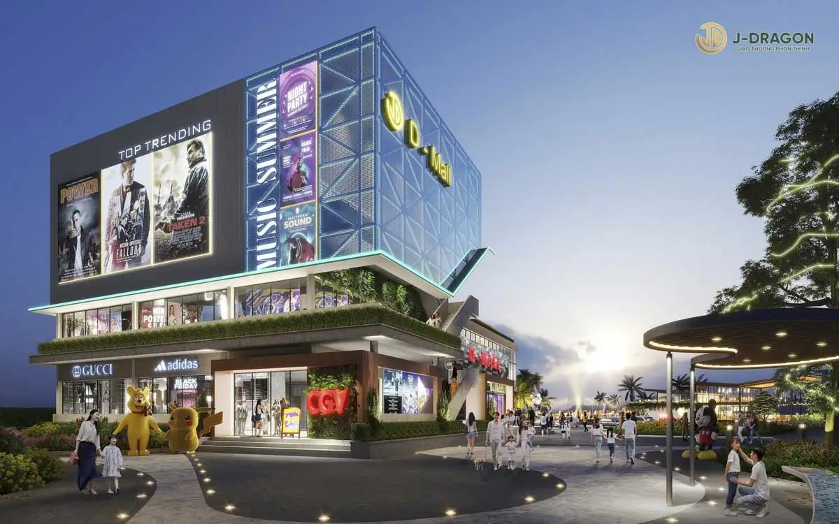 J DRAGON CẦN ĐƯỚC LONG AN 12 Khu Trung tâm thương mại D-Mall Dự án J Dragon Cần Đước Long An