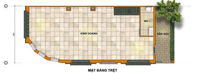 Mặt bằng trệt J Dragon Mặt bằng trệt J Dragon