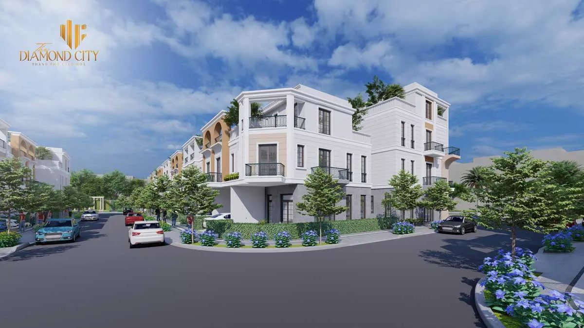 The Diamond City 5 Nhà phố Dự án The Diamond City Đức Hòa Long An