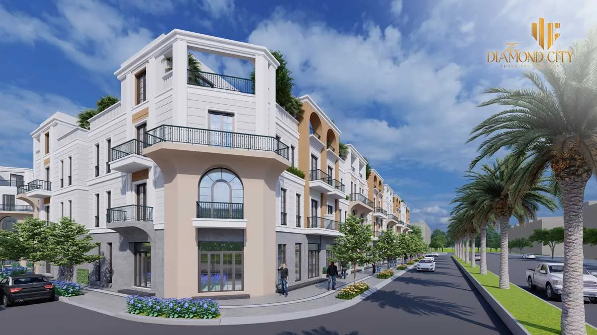 The Diamond City 7 Nhà phố Dự án The Diamond City Đức Hòa Long An
