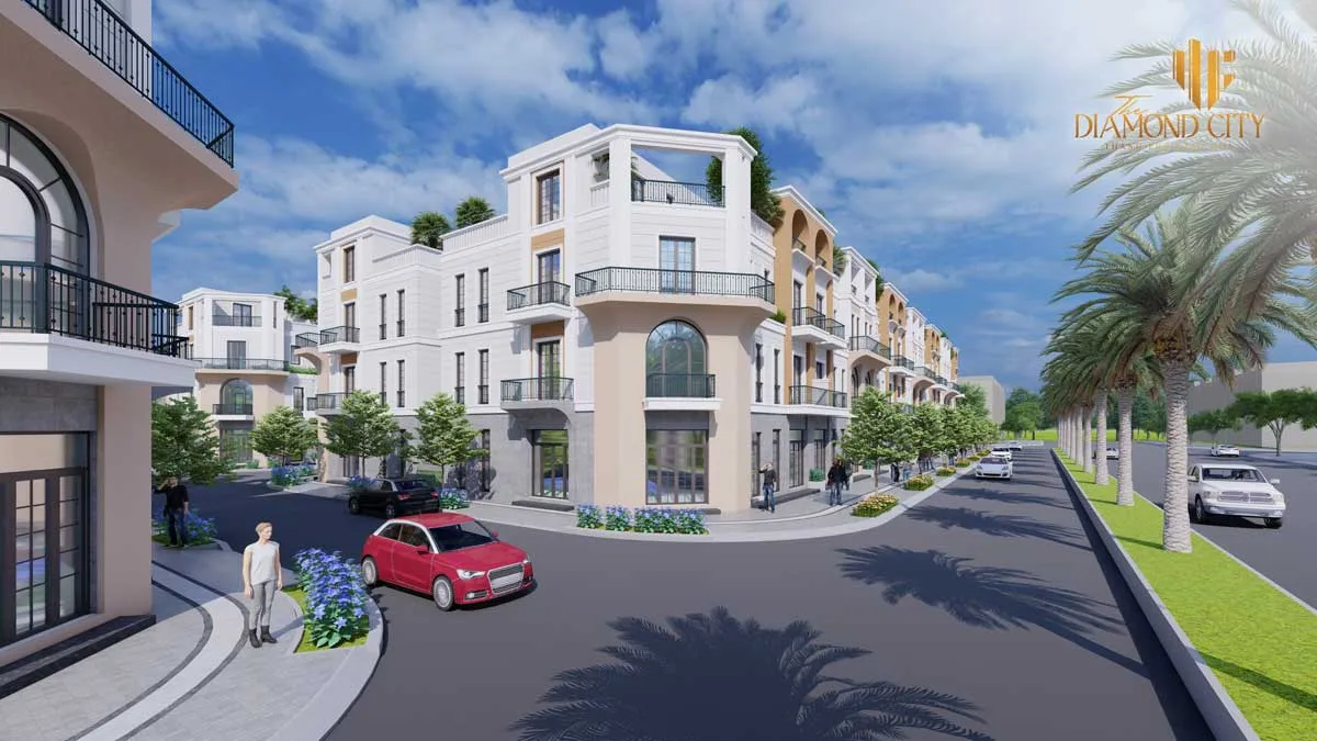 The Diamond City 6 Nhà phố Dự án The Diamond City Đức Hòa Long An