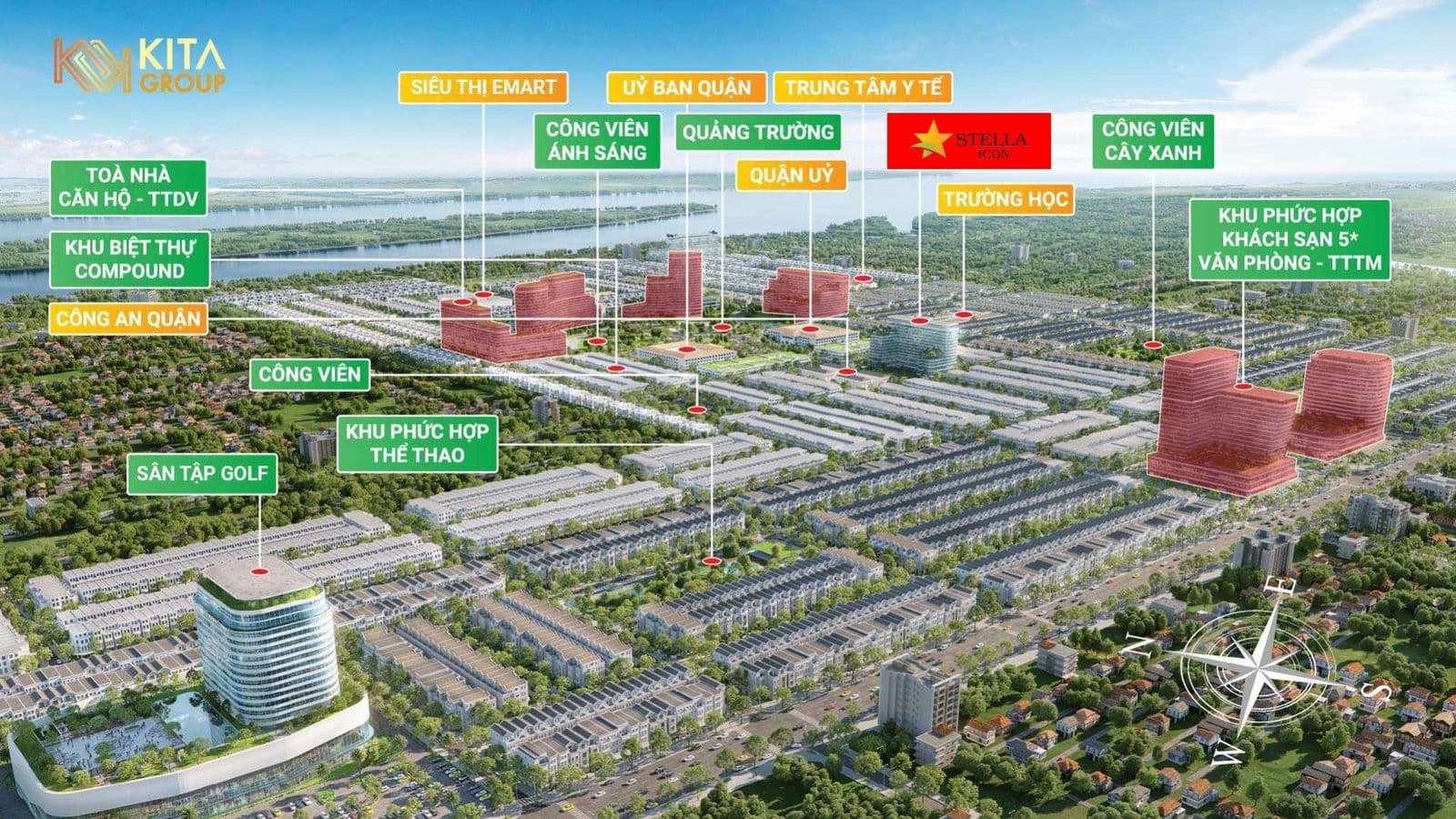 Căn hộ Stella Icon tại Khu đô thị Stella Mega City