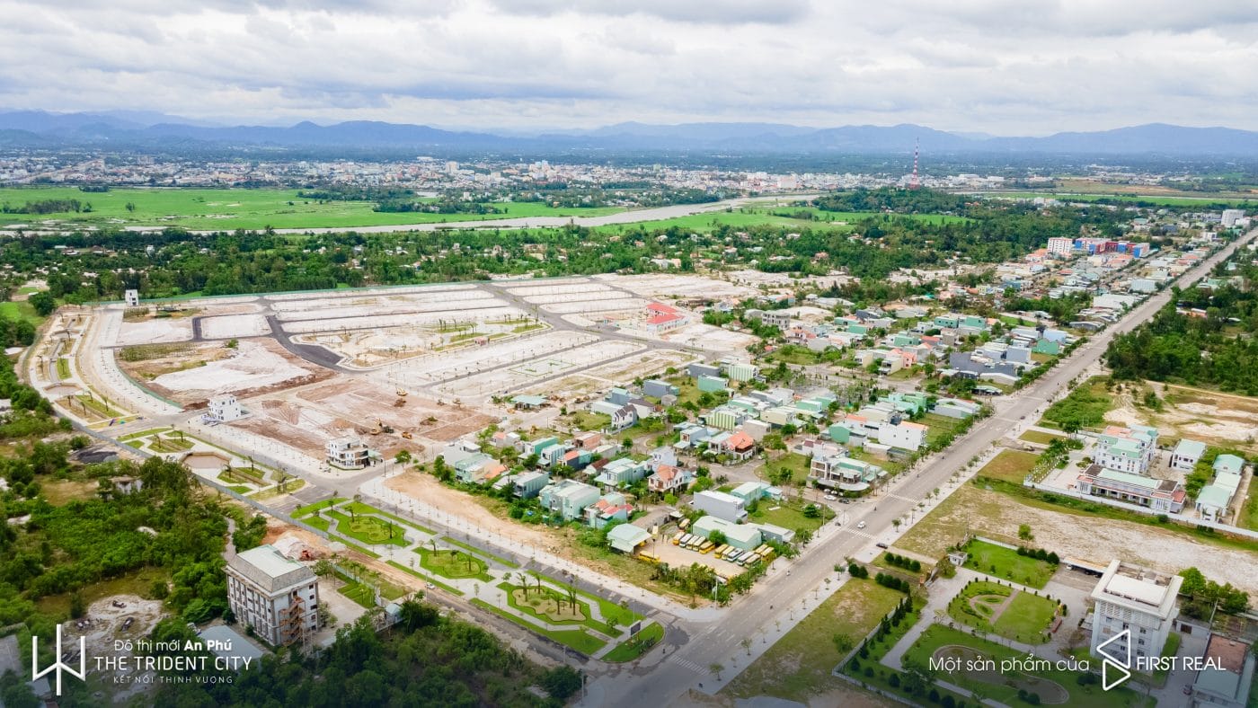 Cap nhat Tien do thi cong Du an The Trident City Tam Ky - The Trident City