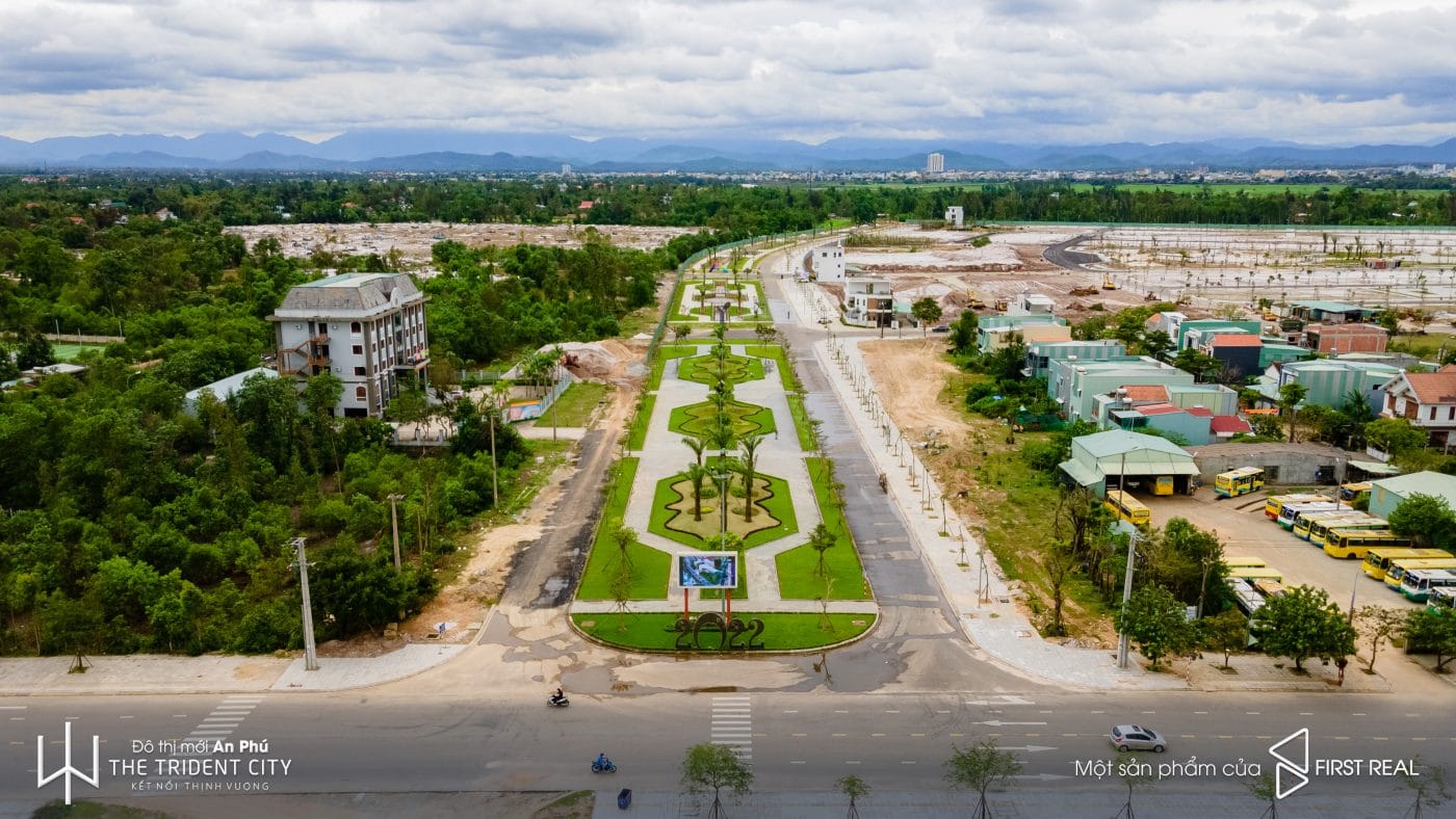 Tien do thi cong Du an The Trident City Tam Ky 2022 - The Trident City