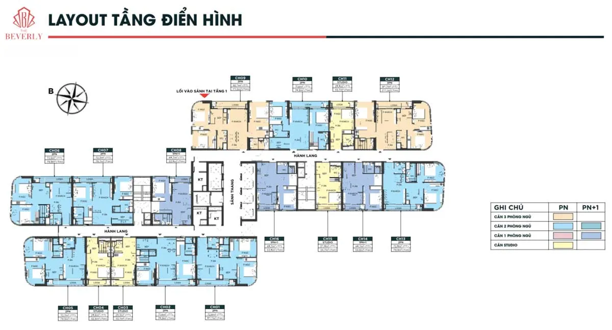 The Beverly 3 Vị trí Phân khu Căn hộ The Beverly tại Khu đô thị Vinhomes Grand Park