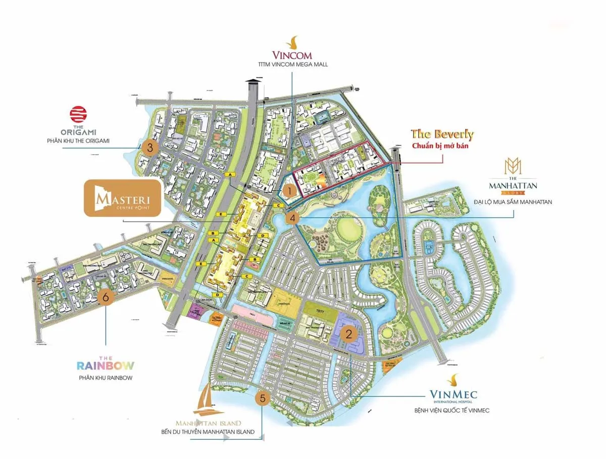 The Beverly 7 Mặt bằng The Beverly tại Khu đô thị Vinhomes Grand Park