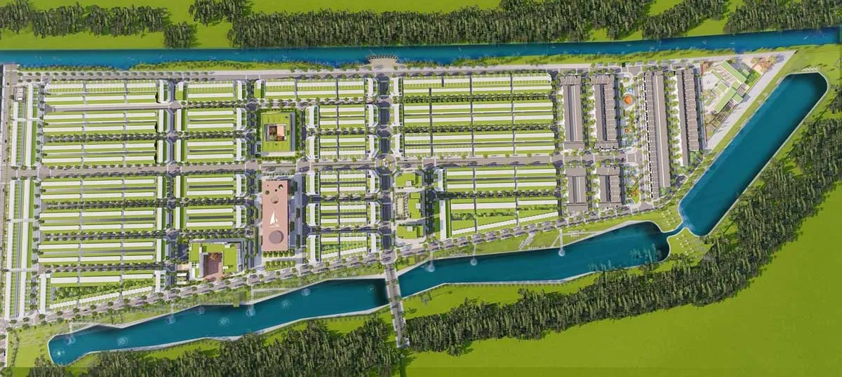 Dragon Pearl Đức Hòa Long An 2 Phối cảnh Dự án Khu đô thị Dragon Pearl Đức Hòa Long An