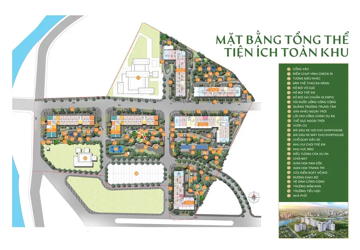 PICITY BÌNH DƯƠNG 4 Mặt bằng Tổng thể Dự án Căn hộ Chung cư Picity Bình Đường Dĩ An Bình Dương