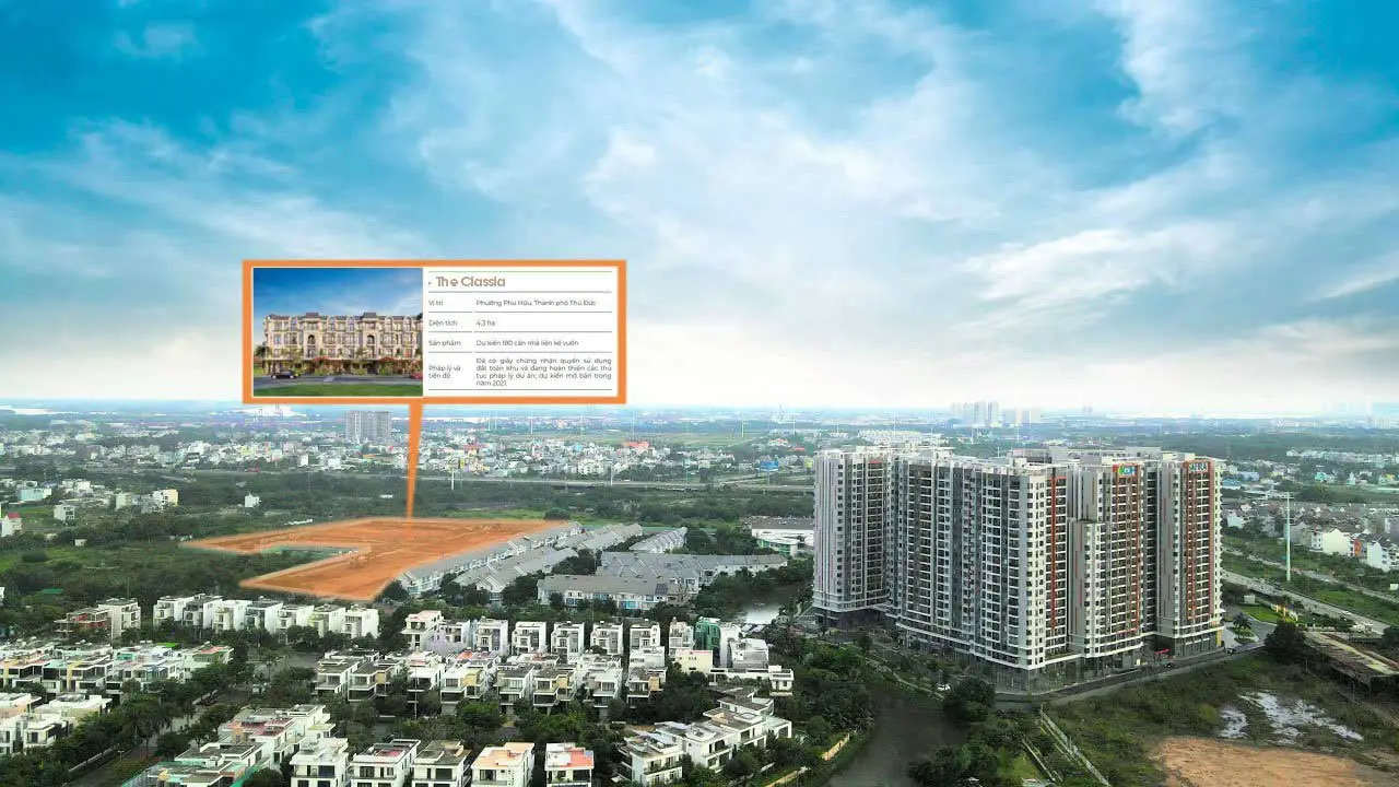 The Classia 5 Vị trí Dự án The Classia Khang Điền Quận 9