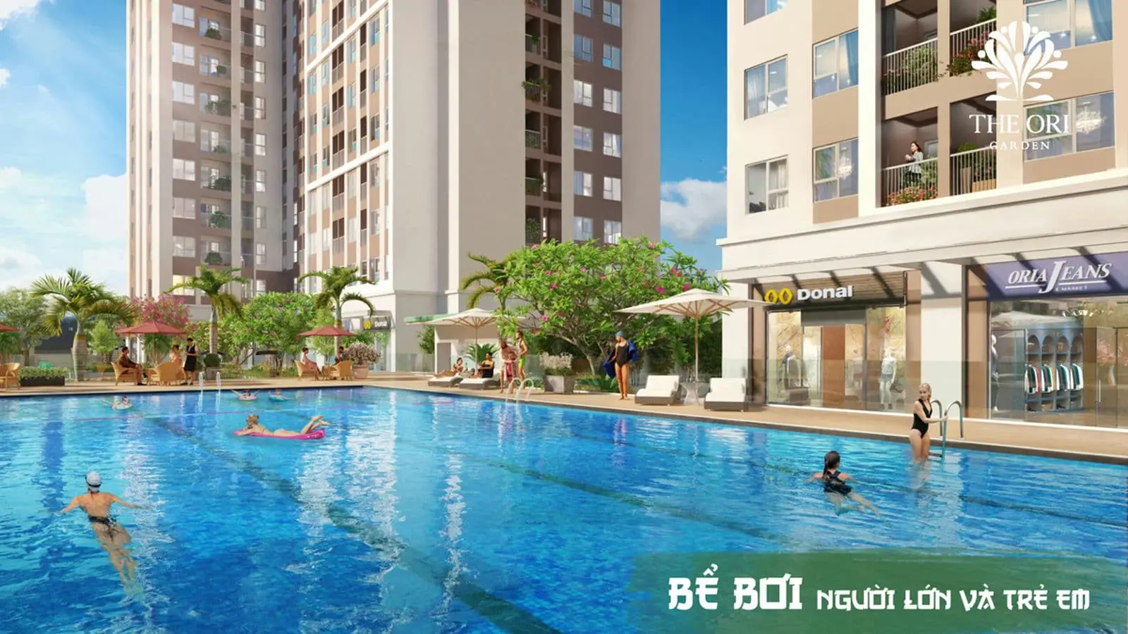 The Ori Garden 6 Hồ bơi Dự án Căn hộ The Ori Garden Đà Nẵng