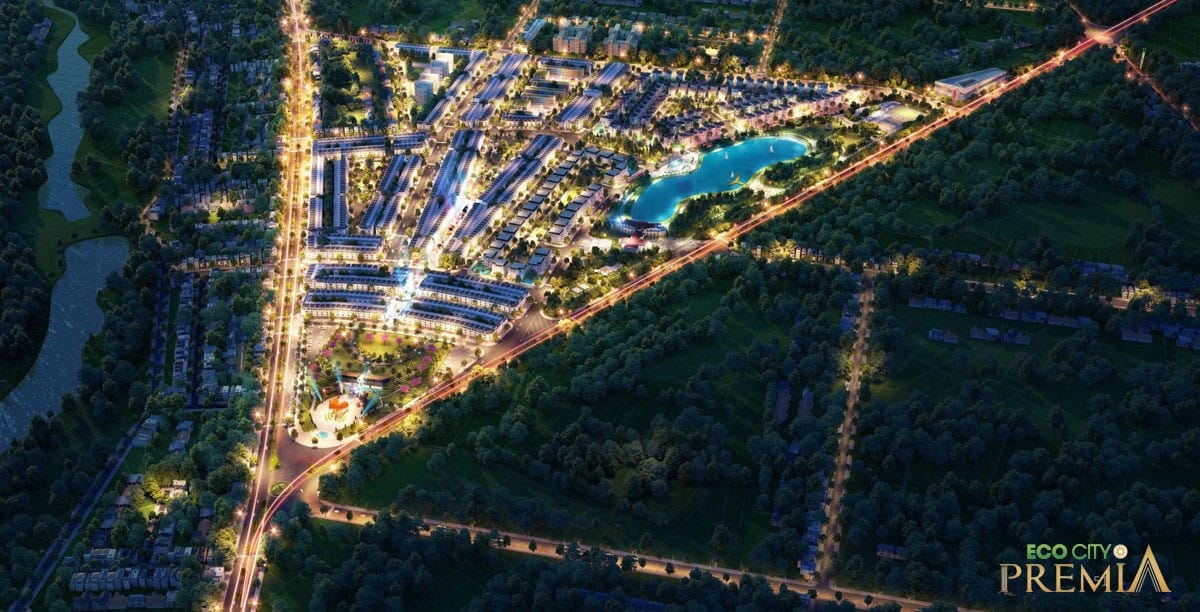  Dự án Eco City Premia Buôn Ma Thuột về đêm