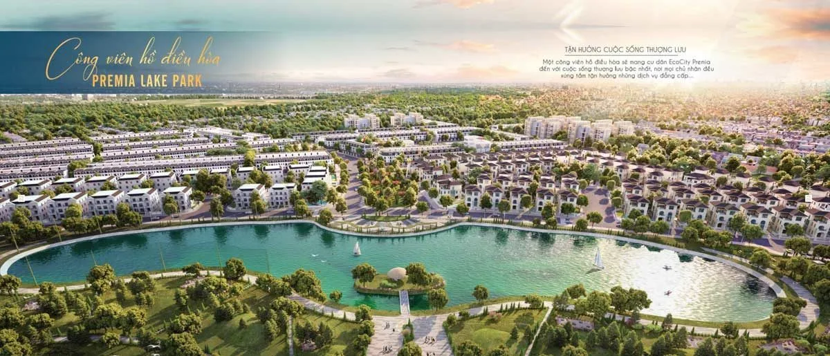 Eco City Premia 7 Công viên Hồ Điều Hòa Premia Lake Park