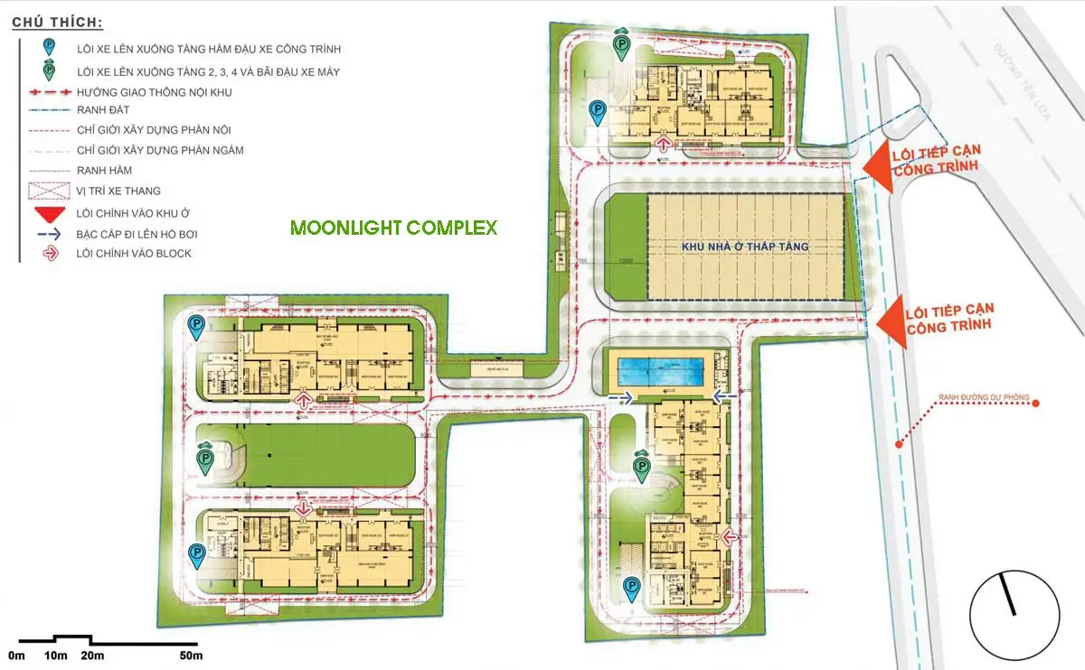 Moonlight Complex 5 Ha tang ket noi giao thong Du an Moonlight Complex Binh Tan - Moonlight Complex