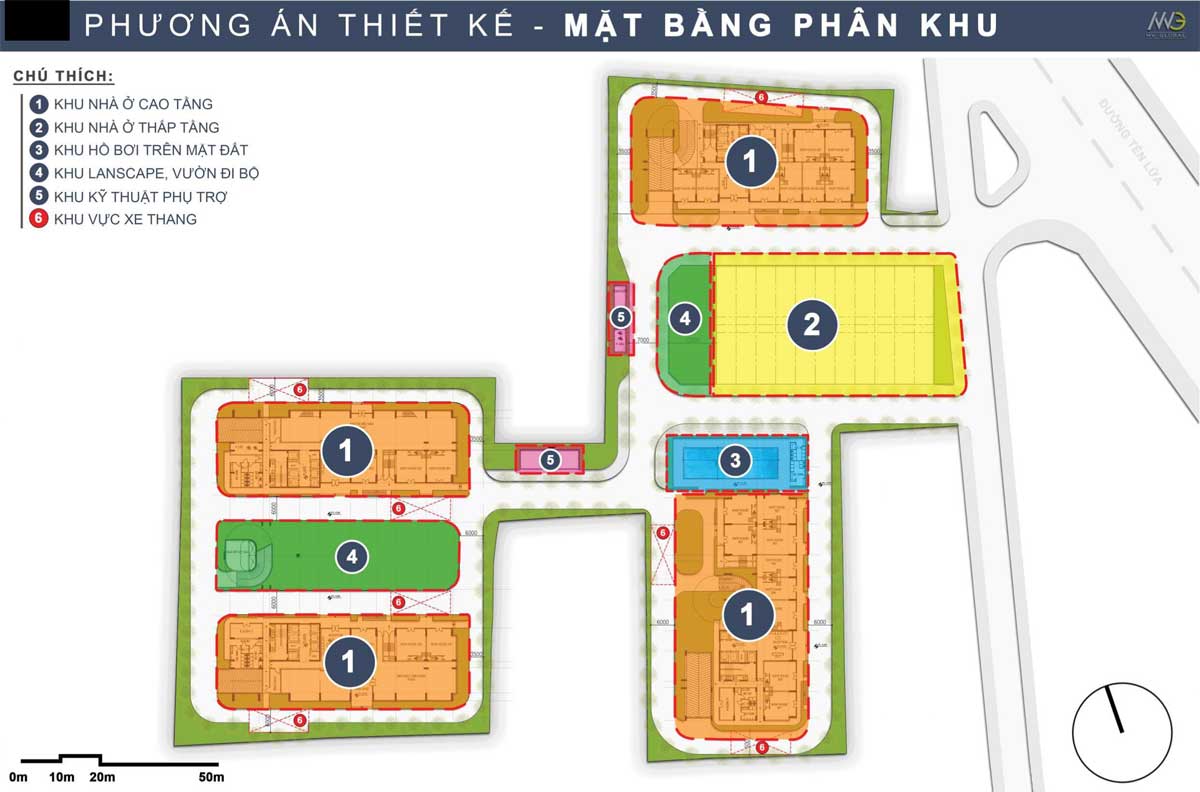 Phuong an thiet ke Mat bang Tang Du an Moonlight Complex Binh Tan - Moonlight Complex