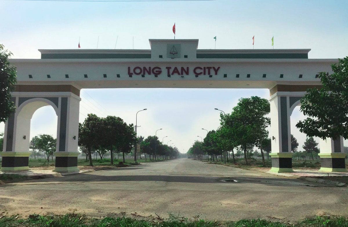 Cổng Dự án Long Tân City Nhơn Trạch Đồng Nai