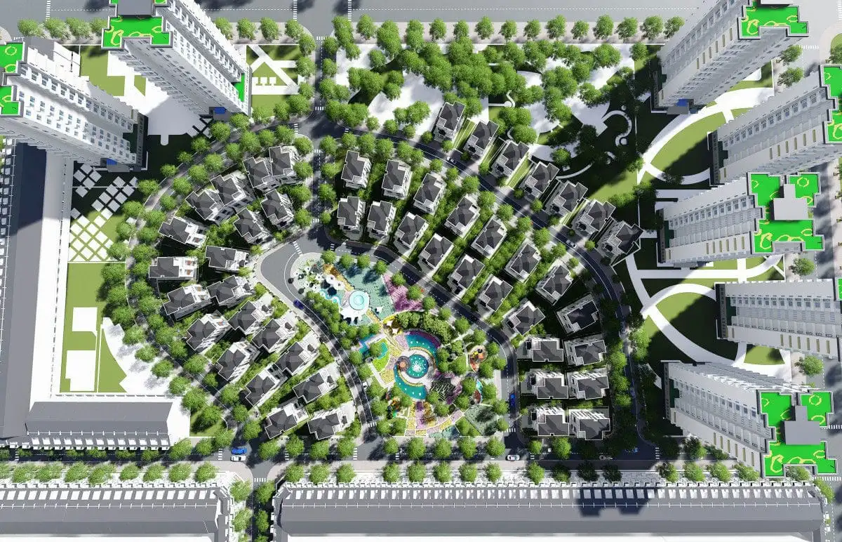 LONG TÂN CITY ĐỒNG NAI 9 Khu biệt thự Dự án Long Tân City Nhơn Trạch Đồng Nai